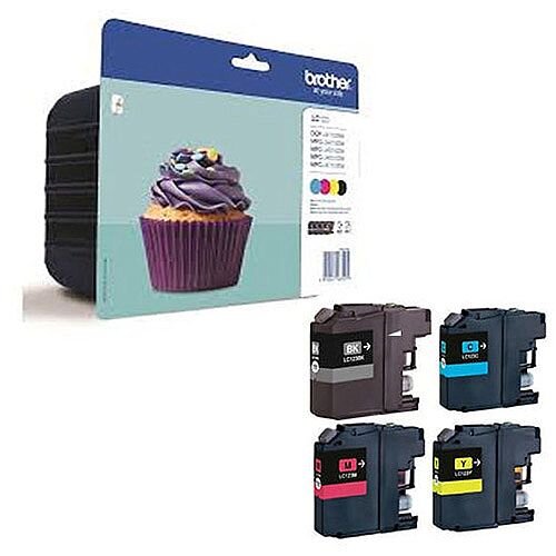 Brother LC123 4 Colour Value Pack Inkjet Cartridge C123BVALBP Brother LC123 4 Colour Value Pack Inkjet Cartridge C123BVALBP