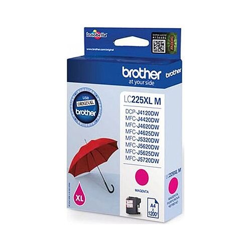 Brother LC225XLM Magenta High Yield Inkjet Cartridge Umbrella Brother LC225XLM Magenta High Yield Inkjet Cartridge Umbrella
