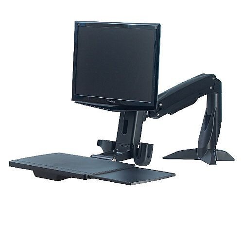 Fellowes Easy Glide Sit Stand Desktop Work Platform 8204601 Fellowes Easy Glide Sit Stand Desktop Work Platform 8204601