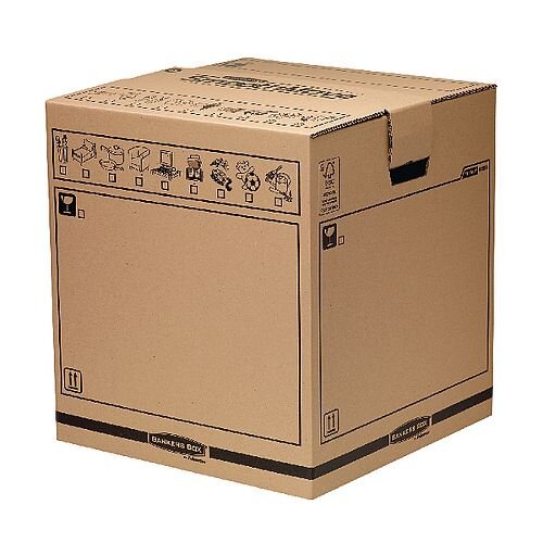 Bankers Box SmoothMove Tea Chest Removal Packing Cardboard Box Brown