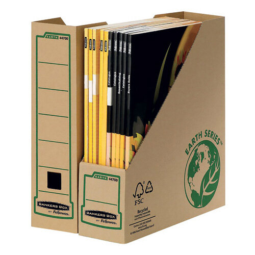 Fellowes Magazine File Recycled FSC Self-assembly Pack 40 For The  Price Of 20