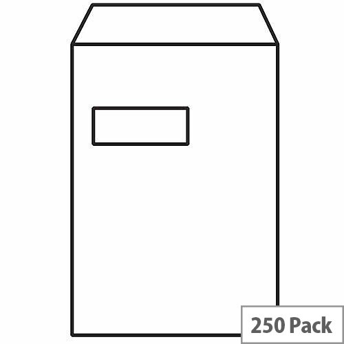 Evolve C4 Recycled Envelope Window White Self-Seal 100gsm (Pack of 250) Evolve C4 Recycled Envelope Window White Self-Seal 100gsm (Pack of 250)