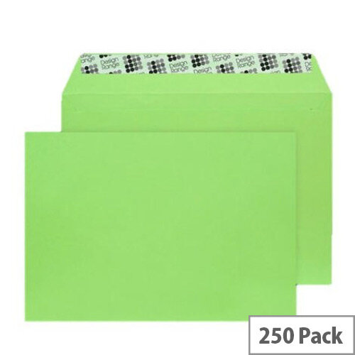 Blake C5 Wallet Envelope Peel And Seal 120gsm Pk 250 Lime Green 307