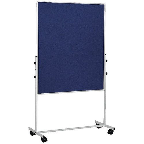 Bi-Office Mobile Felt Board 1500 x 1200mm Blue EA8327075 Bi-Office Mobile Felt Board 1500 x 1200mm Blue EA8327075