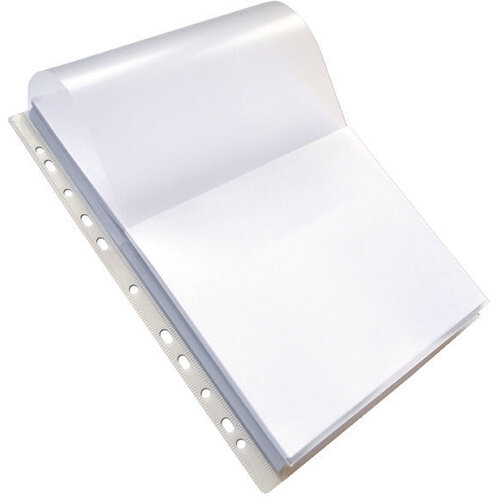 Elba Expanding Punch Pocket With Flap A4 Pack of 10 100080754 Elba Expanding Punch Pocket With Flap A4 Pack of 10 100080754