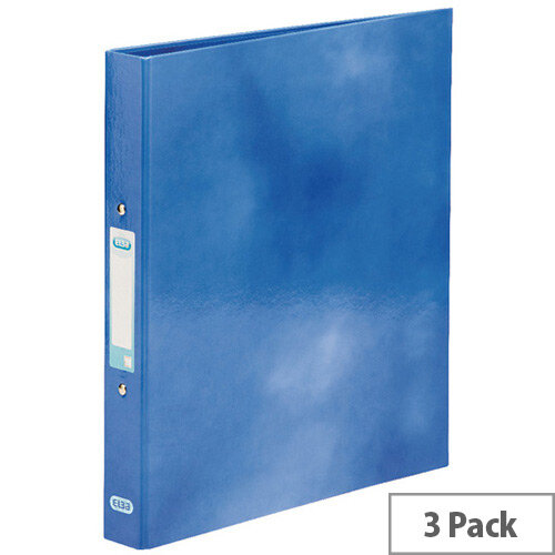 Elba Classy Ring Binder A4 Blue 3 FOR 2 (Pack 2 + 1) BX810405