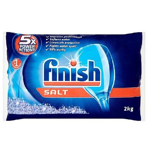 Finish Dishwasher Salt and Water Softener 2kg N04130 Hunt Office UK