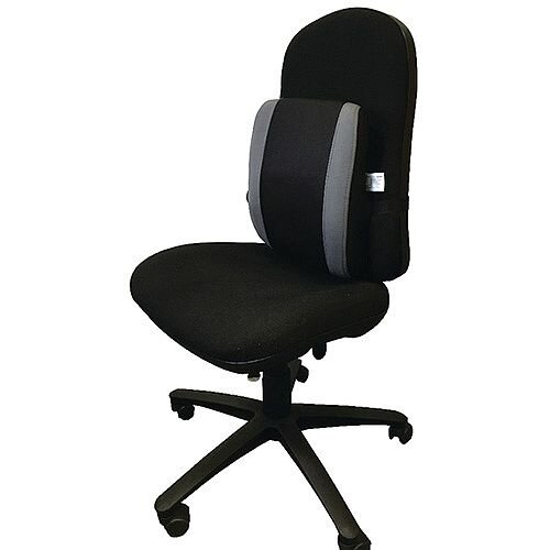 Contour Ergonomics Adjustable Premium Lumbar Back Support Black/Grey CE77701 Contour Ergonomics Adjustable Premium Lumbar Back Support Black/Grey CE77701