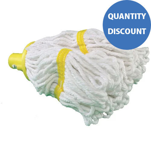 Contico Mop Head Hygiene Socket, Yellow - High-Quality Mop Head for Hygiene Control