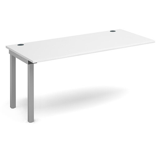 Connex add on unit single 1600mm x 800mm - silver frame, white top