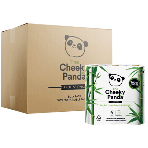 Cheeky Panda Bamboo 4 Toilet Rolls Pack of 6 1102181