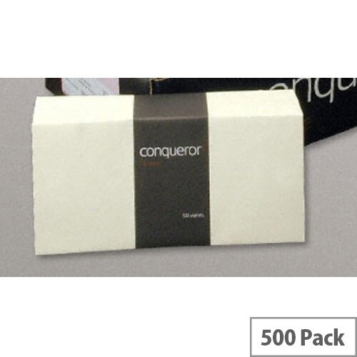 Conqueror DL Wallet Envelopes Peel and Seal Cream 120gsm Pack of 500