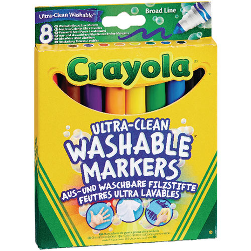 Crayola Ultra Clean Washable Markers Pack of 48 58-8328-E-000 Crayola Ultra Clean Washable Markers Pack of 48 58-8328-E-000