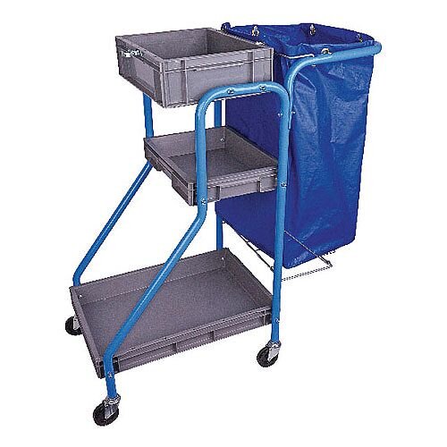 Port-A Cleaning Cart Cleaners Trolley 3 Structural 100L Waste Bag MWPCTO01L Port-A Cleaning Cart Cleaners Trolley 3 Structural 100L Waste Bag MWPCTO01L