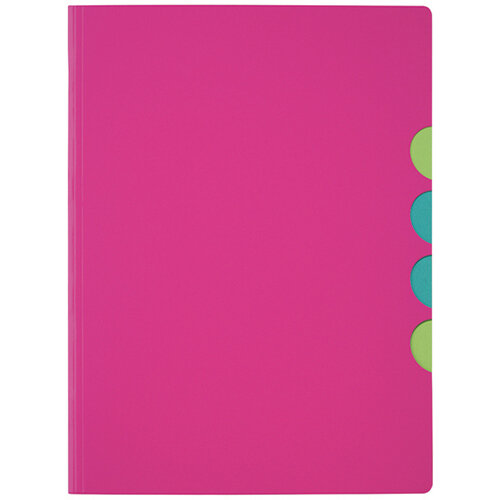 Durable Pagna 5-part Folder A4 Dark Pink Pack of 10 4780334 Durable Pagna 5-part Folder A4 Dark Pink Pack of 10 4780334