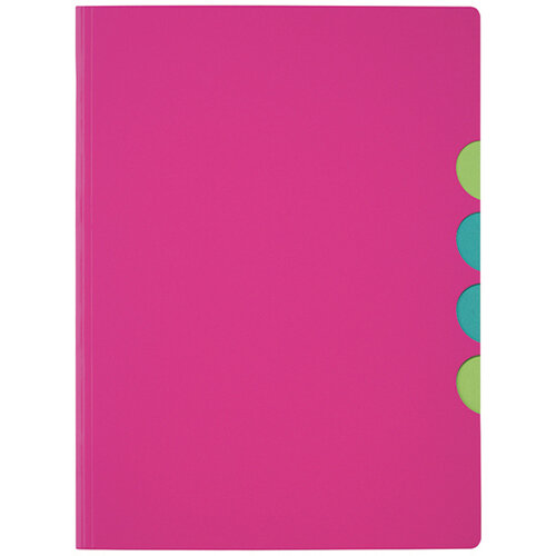 Durable Pagna 5-part Folder A4 Dark Pink Pack of 10 4780334