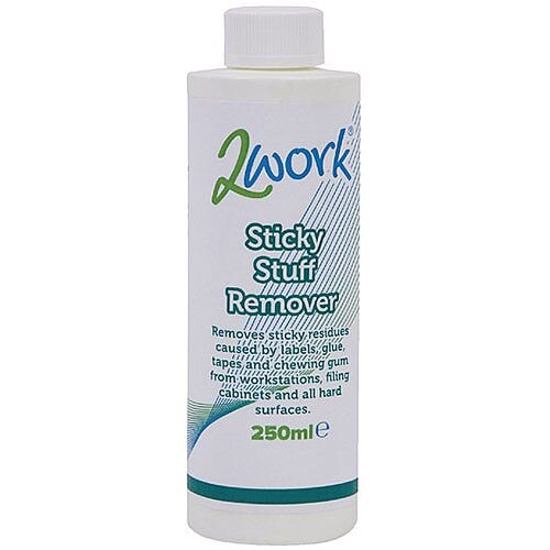 2Work Sticky Stuff Remover 250ml Hunt Office UK
