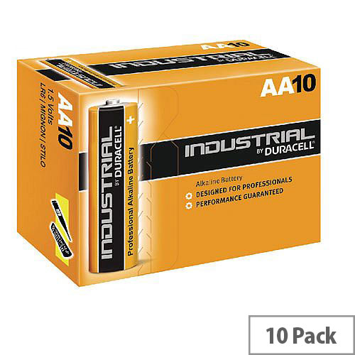 Duracell Industrial Battery Alkaline 1.5V AA Ref 5000832 Pack 10 Duracell Industrial Battery Alkaline 1.5V AA Ref 5000832 Pack 10