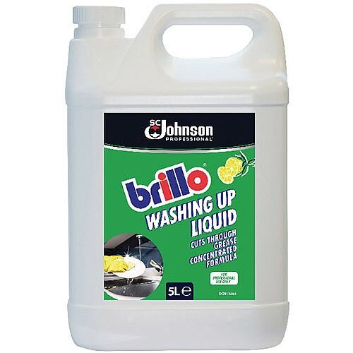 Brillo Concentrated Washing Up Liquid 5 Litre Pack of 1 7511568