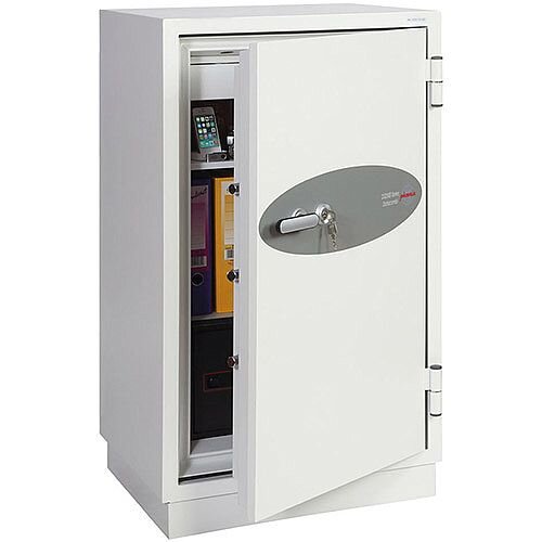 Phoenix Datacombi DS2503K Size 3 Data Safe with Key Lock White 145L 120min Fire Protection