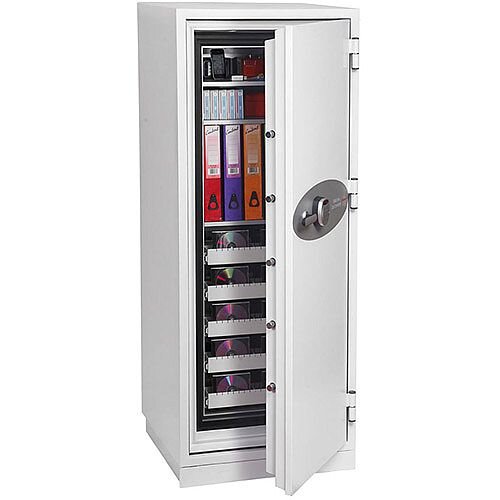 Phoenix Data Commander DS4622E Size 2 Data Safe with Electronic Lock White 228L 120min Fire Protection