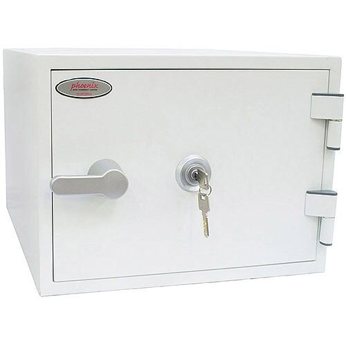 Phoenix Titan FS1281K Size 1 Fire &Security Safe with Key Lock White 19L 60mins Fire Protection Phoenix Titan FS1281K Size 1 Fire &Security Safe with Key Lock White 19L 60mins Fire Protection