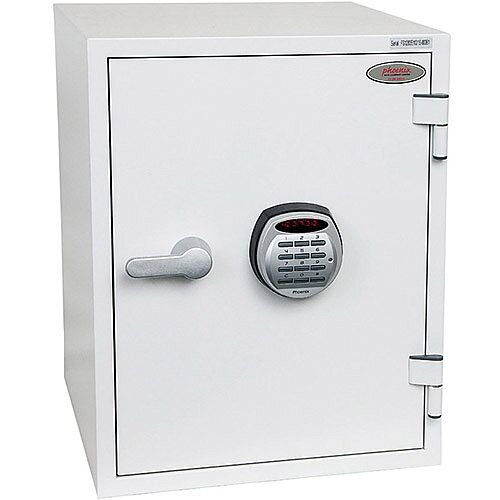 Phoenix Titan FS1283E Size 3 Fire & Security Safe with Electronic Lock White 36L 60min Fire Protection