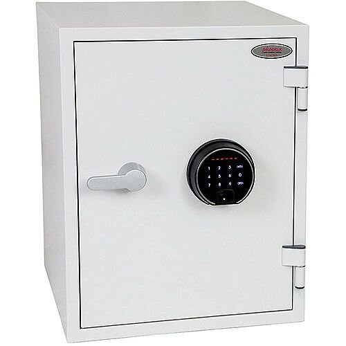 Phoenix Titan FS1283F Size 3 Fire &Security Safe with Fingerprint Lock White 36L 60min Fire Protection Phoenix Titan FS1283F Size 3 Fire &Security Safe with Fingerprint Lock White 36L 60min Fire Protection