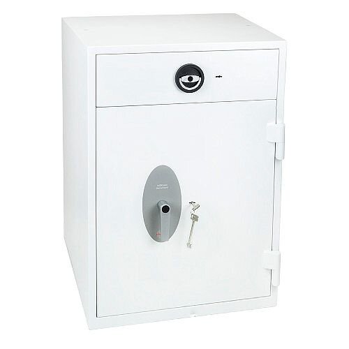 Phoenix Diamond Deposit HS1092ED Size 2 High Security Euro Grade 1 Deposit Safe with Electronic Lock White 149L Phoenix Diamond Deposit HS1092ED Size 2 High Security Euro Grade 1 Deposit Safe with Electronic Lock White 149L