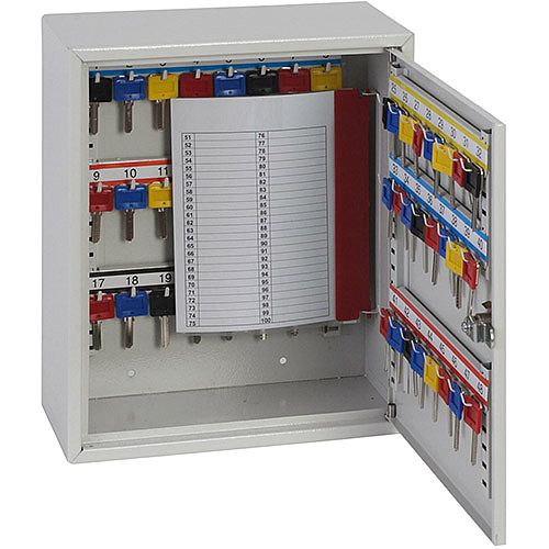 Phoenix Keysure KC0301M 50 Hook Deep Key Cabinet with Mechanical Combination Lock Light Grey Phoenix Keysure KC0301M 50 Hook Deep Key Cabinet with Mechanical Combination Lock Light Grey