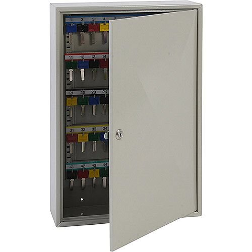 Phoenix Keysure KC0302K 100 Hook Deep Key Cabinet with Key Lock Light Grey