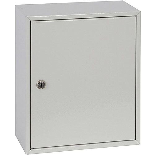 Phoenix Keysure KC0501K 24 Hook Deep Plus Key Cabinet with Key Lock Light Grey