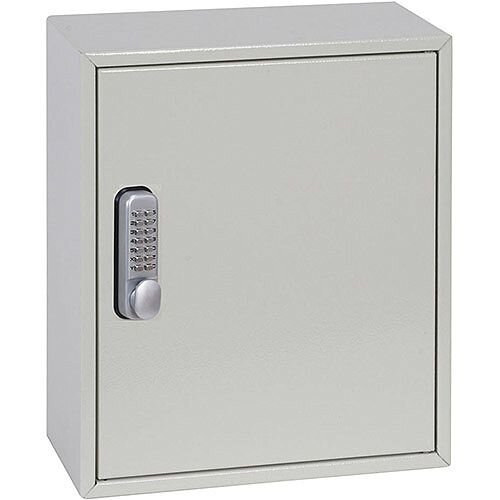 Phoenix Keysure KC0501M 24 Hook Deep Plus Key Cabinet with Mechanical Combination Lock Light Grey