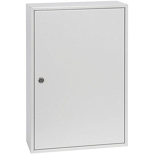 Phoenix Keysure KC0502K 50 Hook Deep Plus Key Cabinet with Key Lock Light Grey