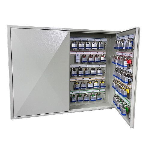 Phoenix Keysure KC0503E 100 Hook Deep Plus Key Cabinet with Electronic Code Lock Light Grey Phoenix Keysure KC0503E 100 Hook Deep Plus Key Cabinet with Electronic Code Lock Light Grey