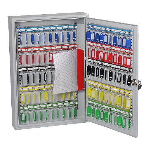 Phoenix Commercial Key Cabinet KC0601K 42 Hook with Key Lock. Light Grey Phoenix Commercial Key Cabinet KC0601K 42 Hook with Key Lock. Light Grey