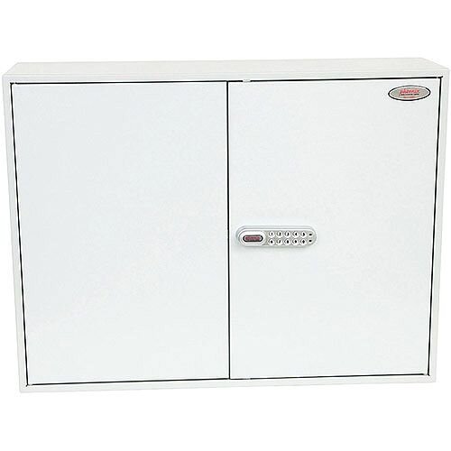 Phoenix Commercial Key Cabinet KC0607E 600 Hook with Electronic Lock. Light Grey Phoenix Commercial Key Cabinet KC0607E 600 Hook with Electronic Lock. Light Grey