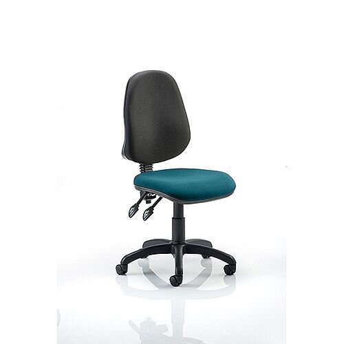 Eclipse II Lever Task Operator Office Chair Kingfisher Green Seat