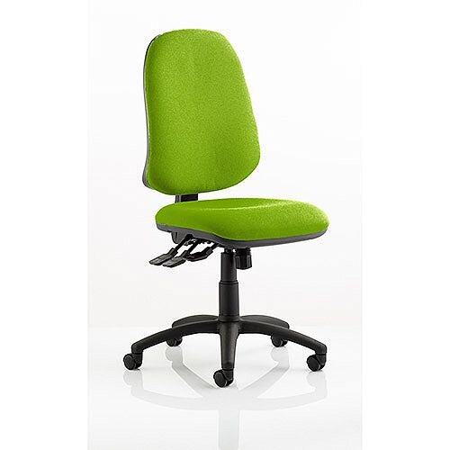 Eclipse XL III Lever Task Operator Office Chair Swizzle Green Eclipse XL III Lever Task Operator Office Chair Swizzle Green