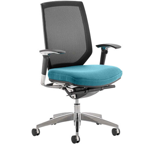 Midas High Mesh Back Task Operator Office Chair Kingfisher Green Midas High Mesh Back Task Operator Office Chair Kingfisher Green