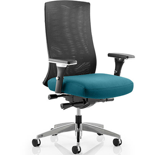 Tesla High Back Task Operator Office Chair Kingfisher Green Tesla High Back Task Operator Office Chair Kingfisher Green