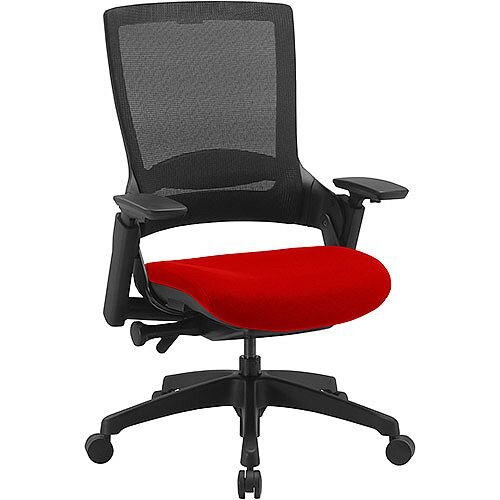 Molet Task Exec Black Frame Black Mesh Back Office Chair With Pimento Rustic Orange Seat Molet Task Exec Black Frame Black Mesh Back Office Chair With Pimento Rustic Orange Seat