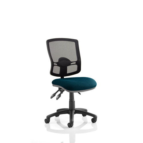 Eclipse Plus III Deluxe Medium Mesh Back Task Operator Office Chair in MARINGA TEAL