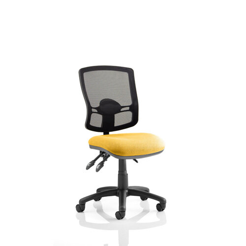 Eclipse Plus III Deluxe Medium Mesh Back Task Operator Office Chair in SENNA YELLOW