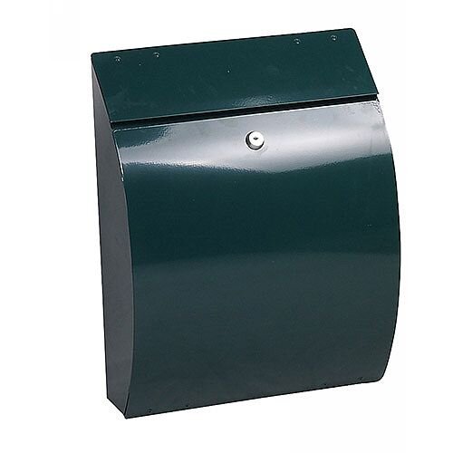 Phoenix Curvo MB0112KG Top Loading Mail Box in Green with Key Lock Green Phoenix Curvo MB0112KG Top Loading Mail Box in Green with Key Lock Green