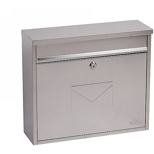 Phoenix Correo MB0118KS Front Loading Mail Box in Stainless Steel with Key Lock Stainless Steel