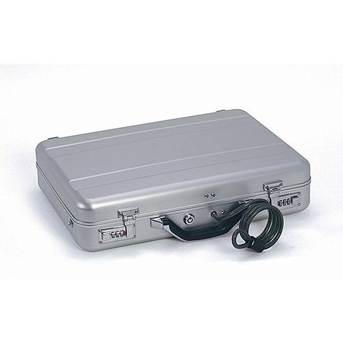 Phoenix Milano SC0071C Hard Laptop Security Case with Combination Lock Silver