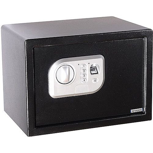 Phoenix Neso SS0201F Size 1 Security Safe with Fingerprint Lock Black 16L