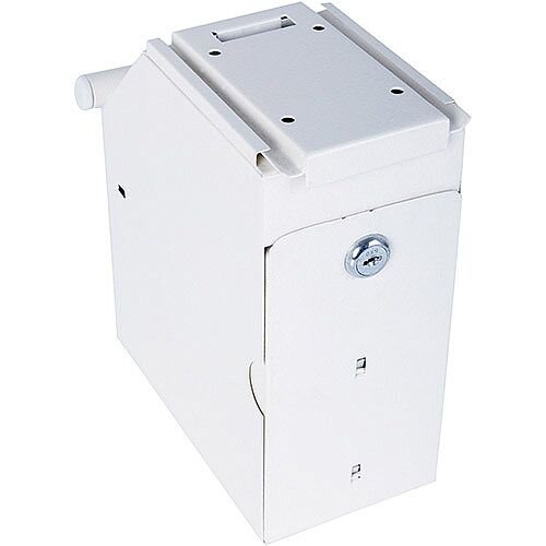 Phoenix SS0991KD Under Counter Note Deposit Safe with Key Locks White Phoenix SS0991KD Under Counter Note Deposit Safe with Key Locks White