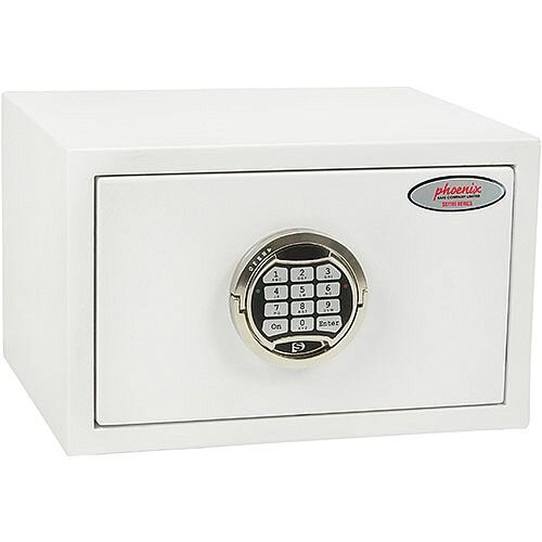 Phoenix Fortress SS1181E Size 1 S2 Security Safe with Electronic Lock White 7L